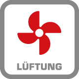 Symbol für Lüftung